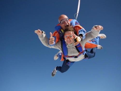 skydiving